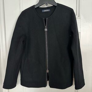 ‘S MaxMara Luxury Black Wool Jacket | Made in Italy |NEW